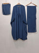 KAFTAN-ABAYA GRYISH BLUE