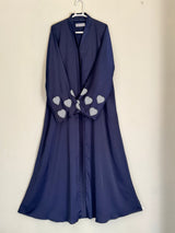 Heart Emblished Sleeves - Navy Blue