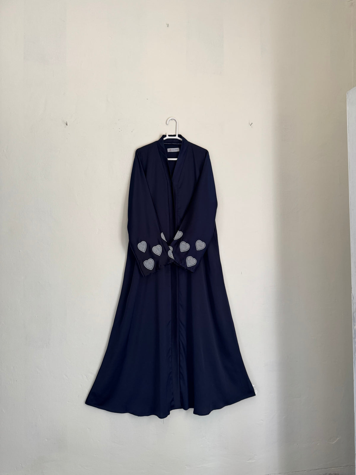 Heart Emblished Sleeves - Black