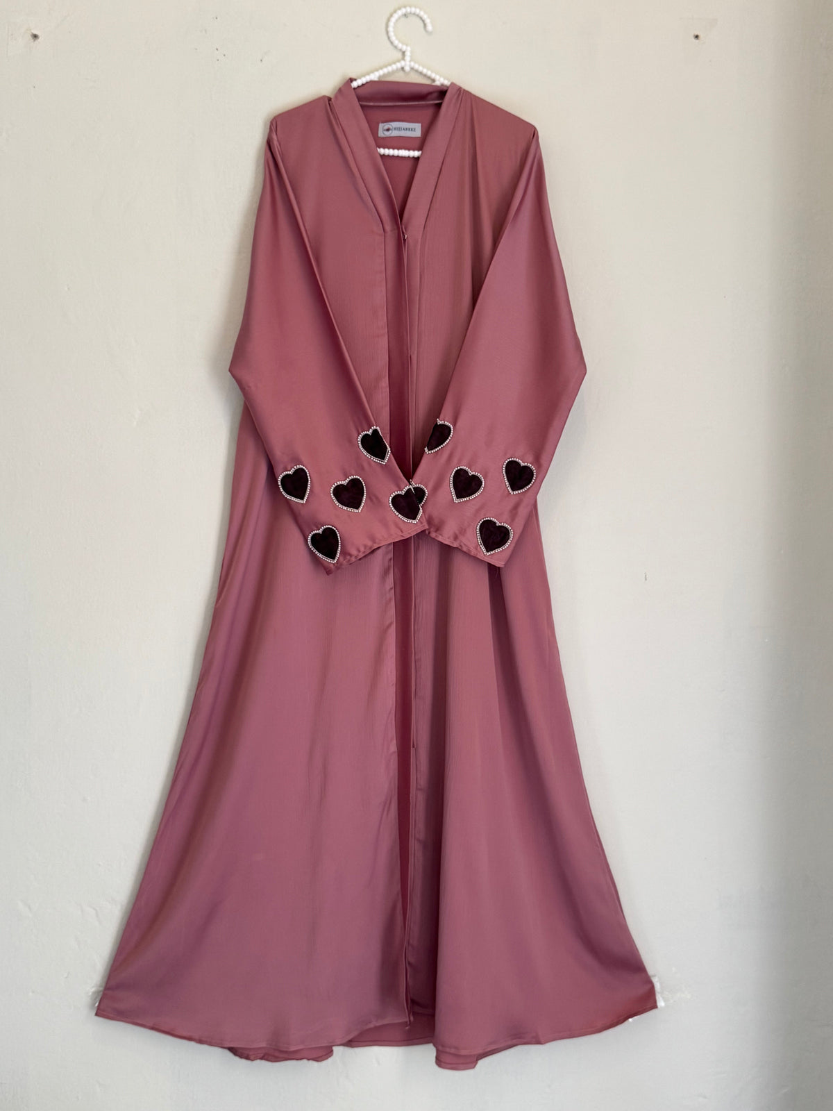 Heart Emblished Sleeves - T Pink