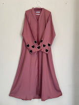 Heart Emblished Sleeves - T Pink
