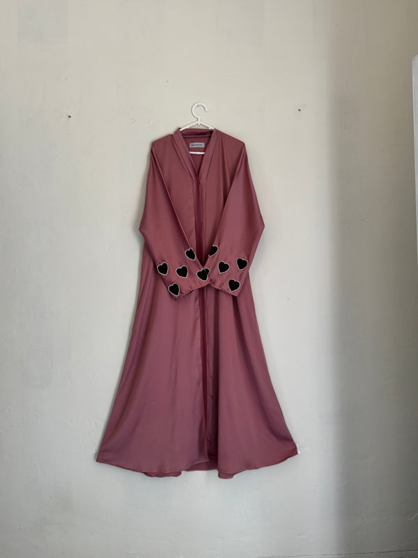 Heart Emblished Sleeves - T Pink