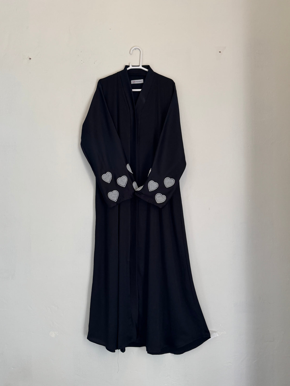Heart Emblished Sleeves - Black