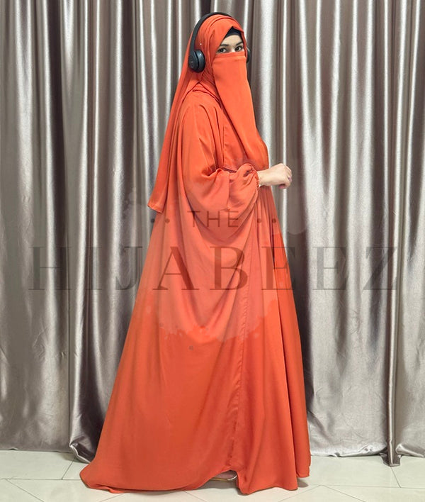 Jilbab Style Kaftan with Inside Fitting Belt