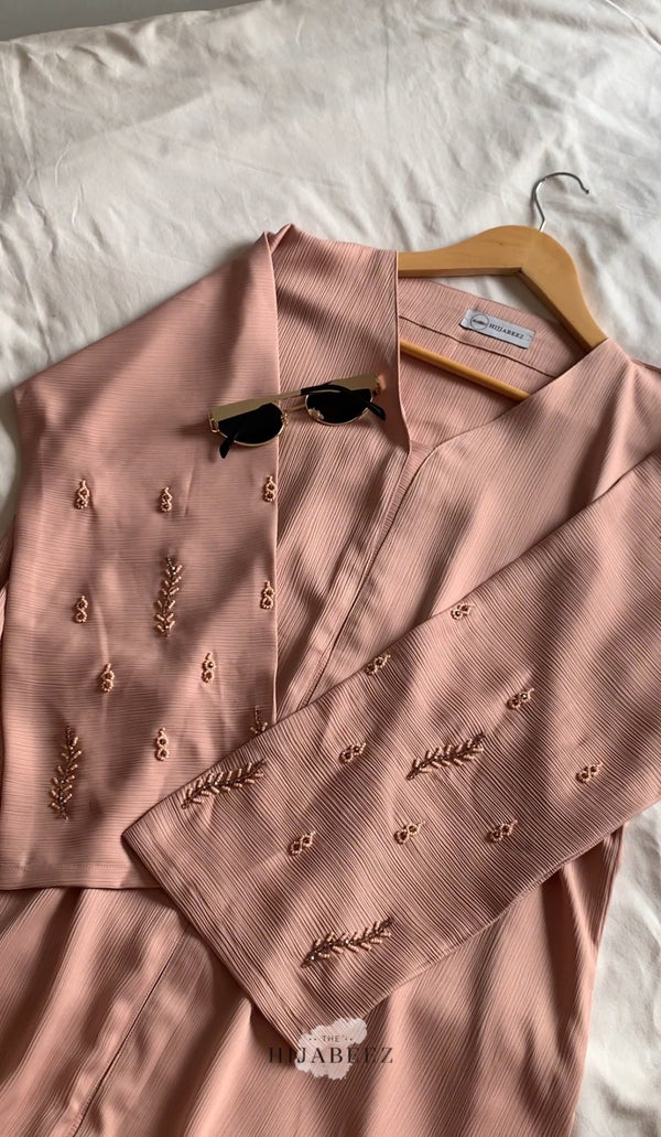 PINK AURA LUXE ABAYA