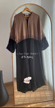 TWO TONE ABAYA
