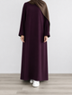 PLAIN MAXI ABAYA VOLUME 1 (Dual Pocket) - PURPLE
