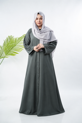 PLAIN CLASSIC ABAYA VOLUME 1  - Dim Grey