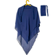 3 Layer Khimmar NAVY BLUE