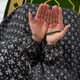 Printed Namaz Chadar with sleeves and Naqab- NC3325