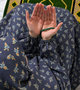 Printed Namaz Chadar with sleeves and Naqab- NC3369