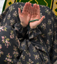 Printed Namaz Chadar with sleeves and Naqab- NC3372