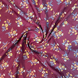 Printed Namaz Chadar with sleeves and Naqab- NC3374