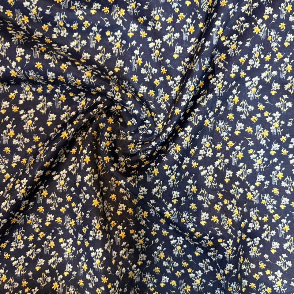 Printed Namaz Chadar with sleeves and Naqab- NC3382