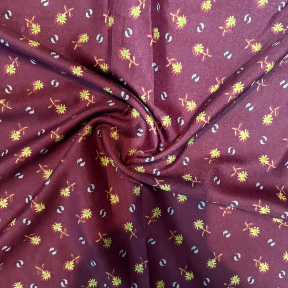 Printed Namaz Chadar with sleeves and Naqab- NC3389