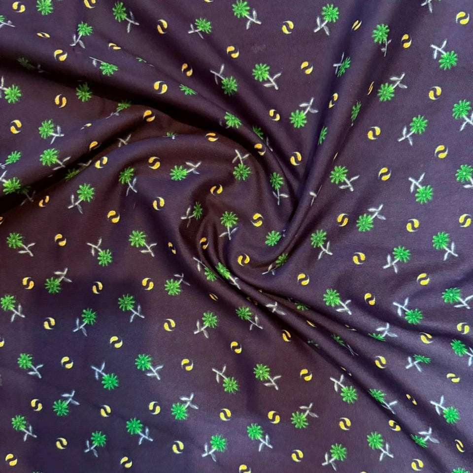 Printed Namaz Chadar with sleeves and Naqab- NC3390