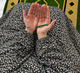 Printed Namaz Chadar with sleeves and Naqab- NC3410