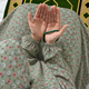 Printed Namaz Chadar with sleeves and Naqab- NC3415