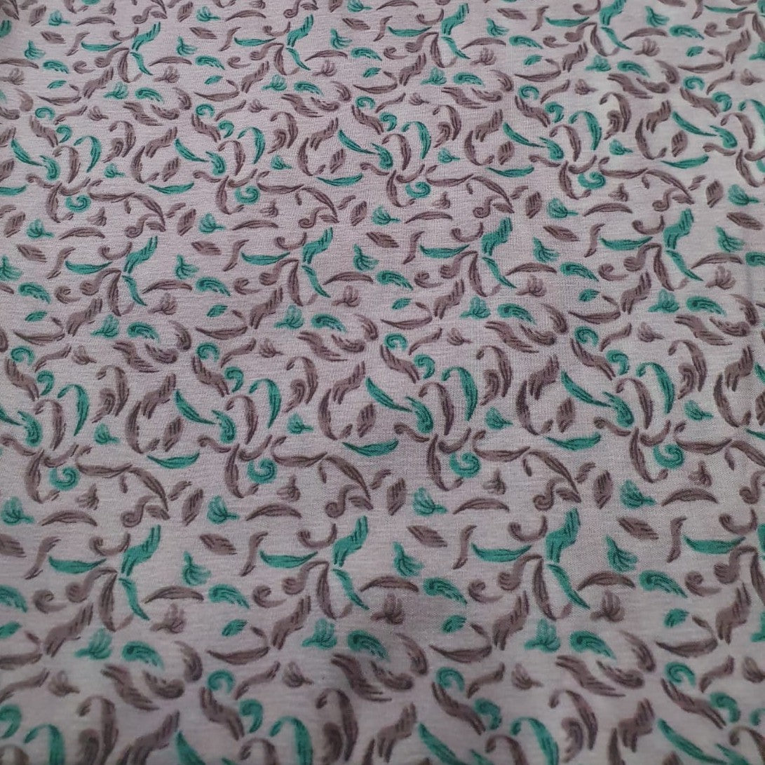 Printed Namaz Chadar with sleeves and Naqab- NC3422