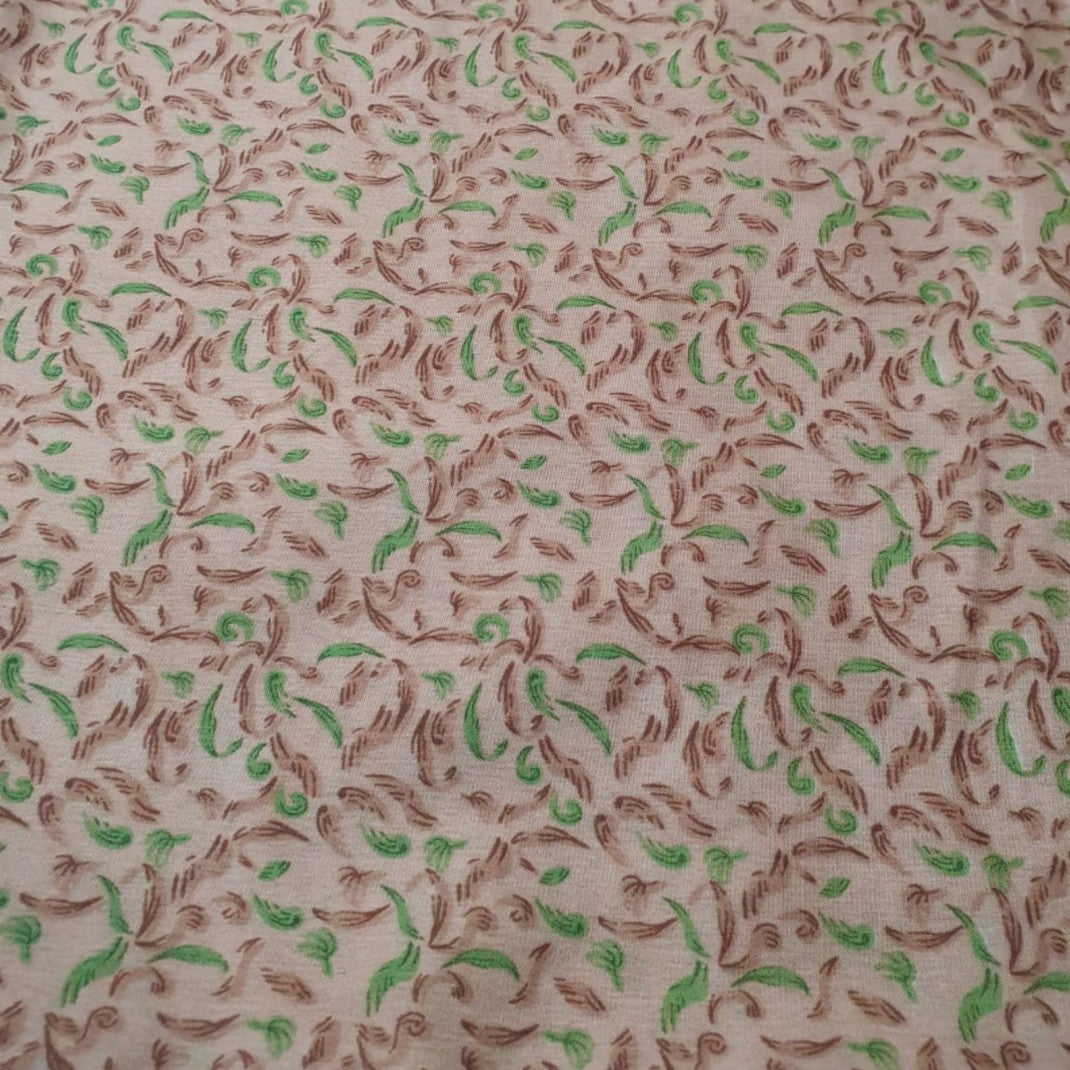 Printed Namaz Chadar with sleeves and Naqab- NC3423