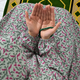 Printed Namaz Chadar with sleeves and Naqab- NC3424