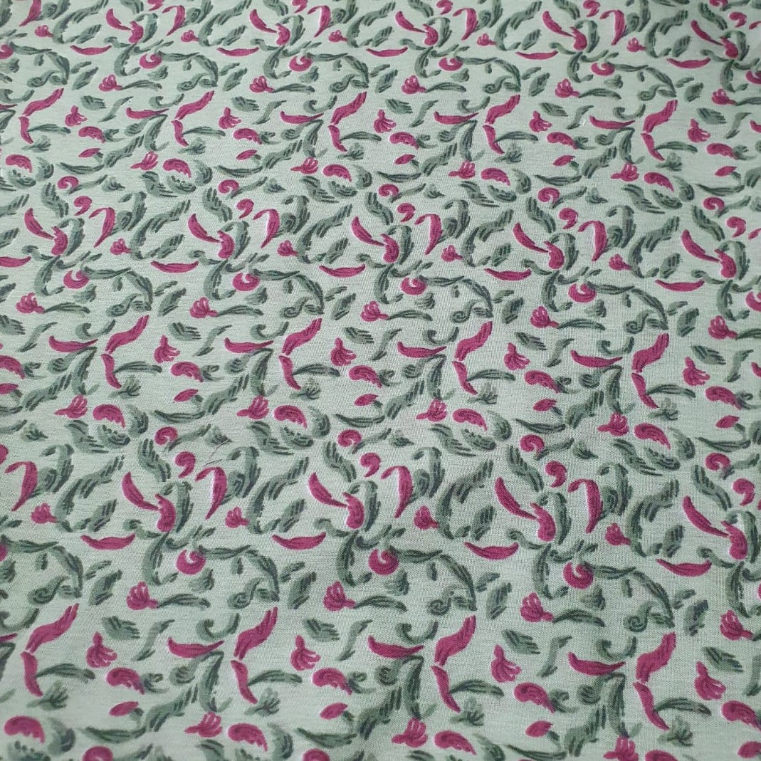 Printed Namaz Chadar with sleeves and Naqab- NC3424