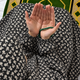 Printed Namaz Chadar with sleeves and Naqab- NC3455