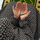 Printed Namaz Chadar with sleeves and Naqab- NC3457