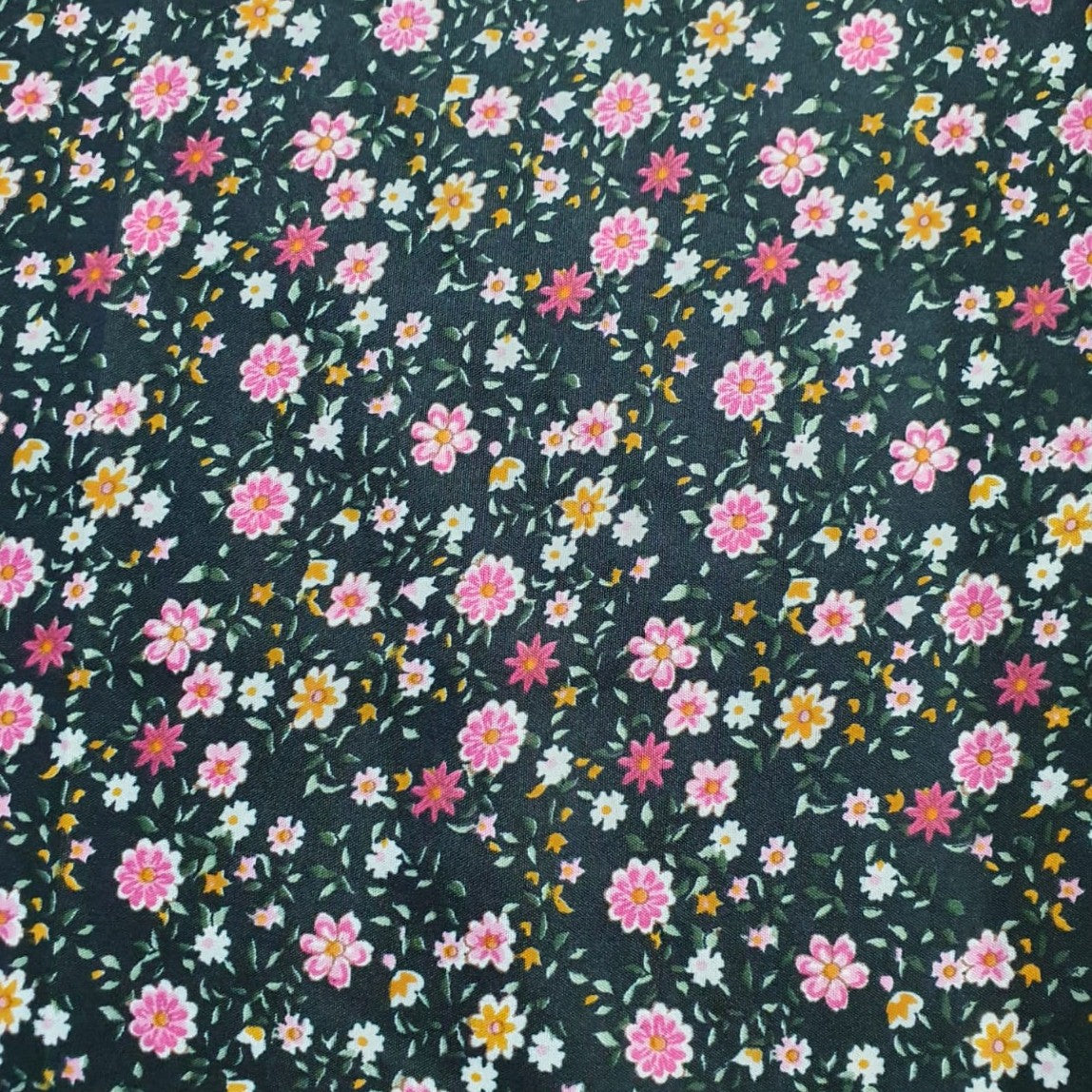 Printed Namaz Chadar with sleeves and Naqab- NC3458