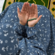 Printed Namaz Chadar with sleeves and Naqab- NC3468