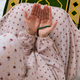 Printed Namaz Chadar with sleeves and Naqab- NC3383