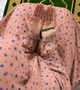 Printed Namaz Chadar with sleeves and Naqab- NC3387