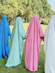 Printed Namaz Chadar with sleeves and Naqab (CLEARANCE SALE)