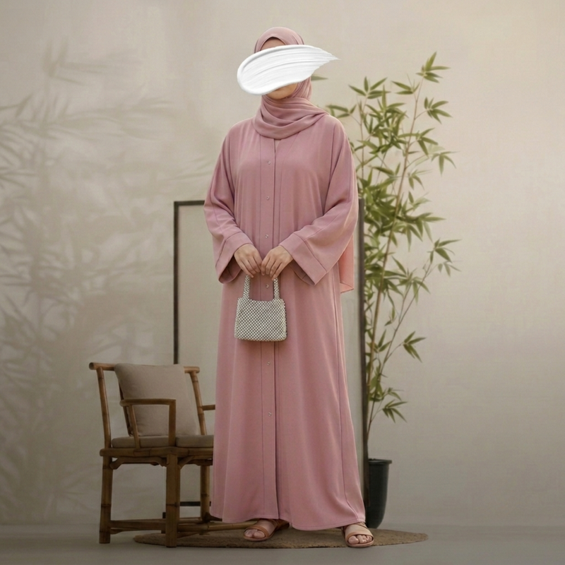 PLAIN FRONT OPEN ABAYA'S