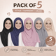 Instant Hijab with 2 Loops - PACK OF 5
