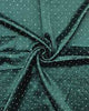 DOTED STONE SILK - DARK GREEN