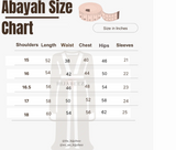 EveryDay Striped Abaya  - TPINK