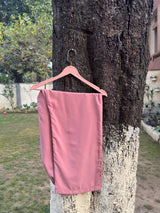 EMBROIDERED 3 PIECE (NAQAB , JILBAB & TROUSER) - T-Pink