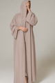 PLAIN CLASSIC ABAYA VOLUME 1 - Almond Silk