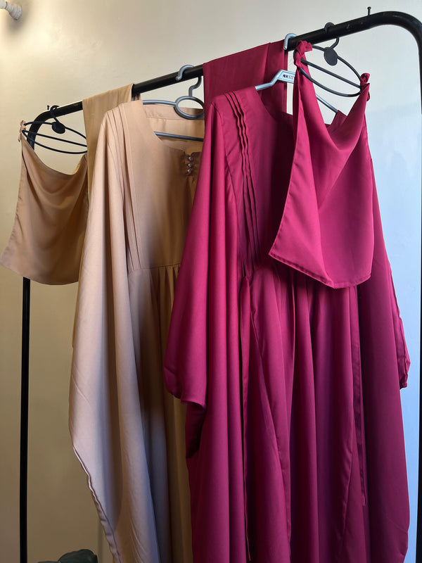 Jilbab Style Kaftan with Inside Fitting Belt