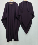 COMFY ABAYAS (KHIMAR + ABAYA) - BLUISH GREY