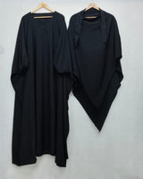 COMFY ABAYAS (KHIMAR + ABAYA) - BLACK