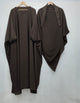 COMFY ABAYAS (KHIMAR + ABAYA) - BROWN