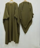 COMFY ABAYAS (KHIMAR + ABAYA) - OLIVE GREEN