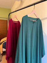 COMFY ABAYAS (KHIMAR + ABAYA) - BLUISH GREY