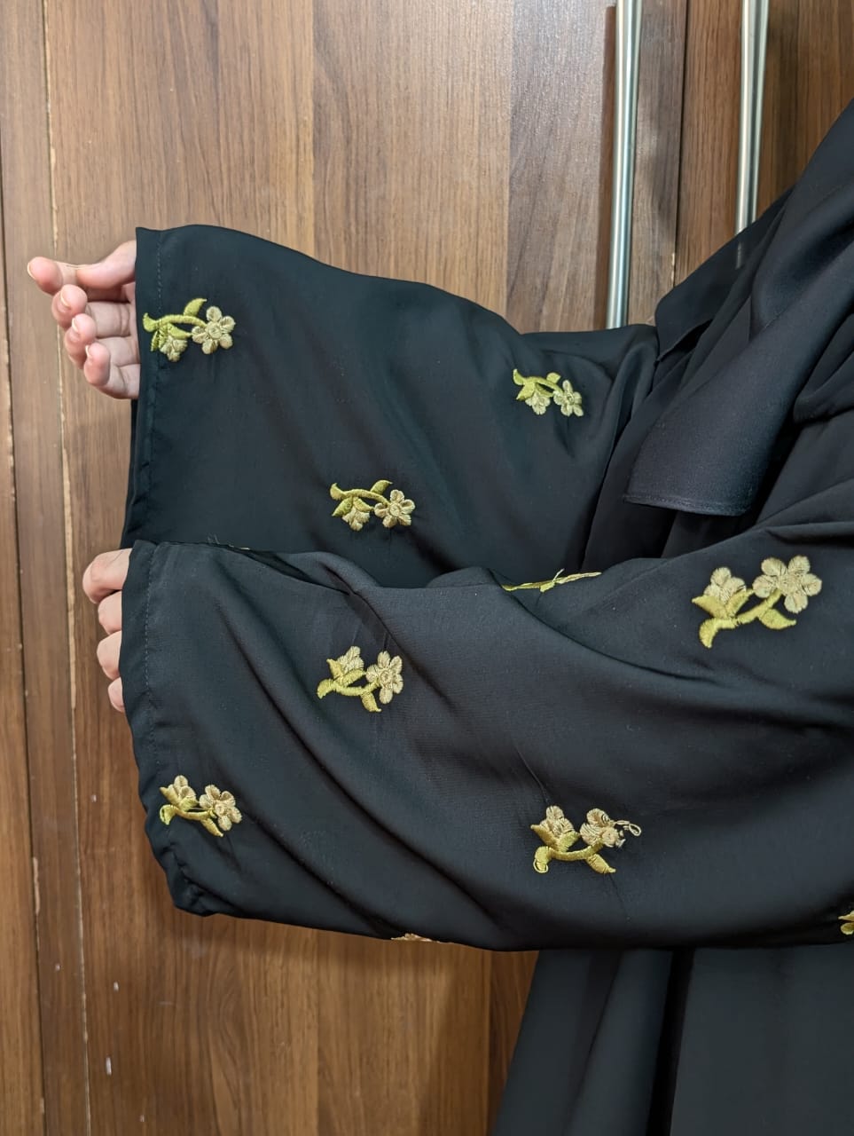 Olive Petals Abaya