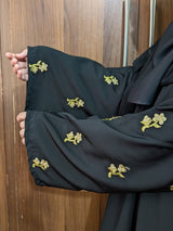 Olive Petals Abaya