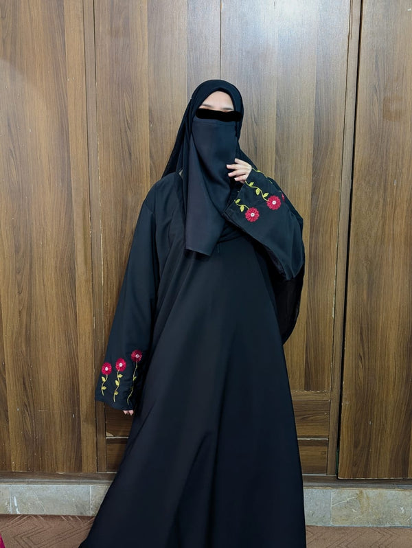 Bloom Sleeves Abaya