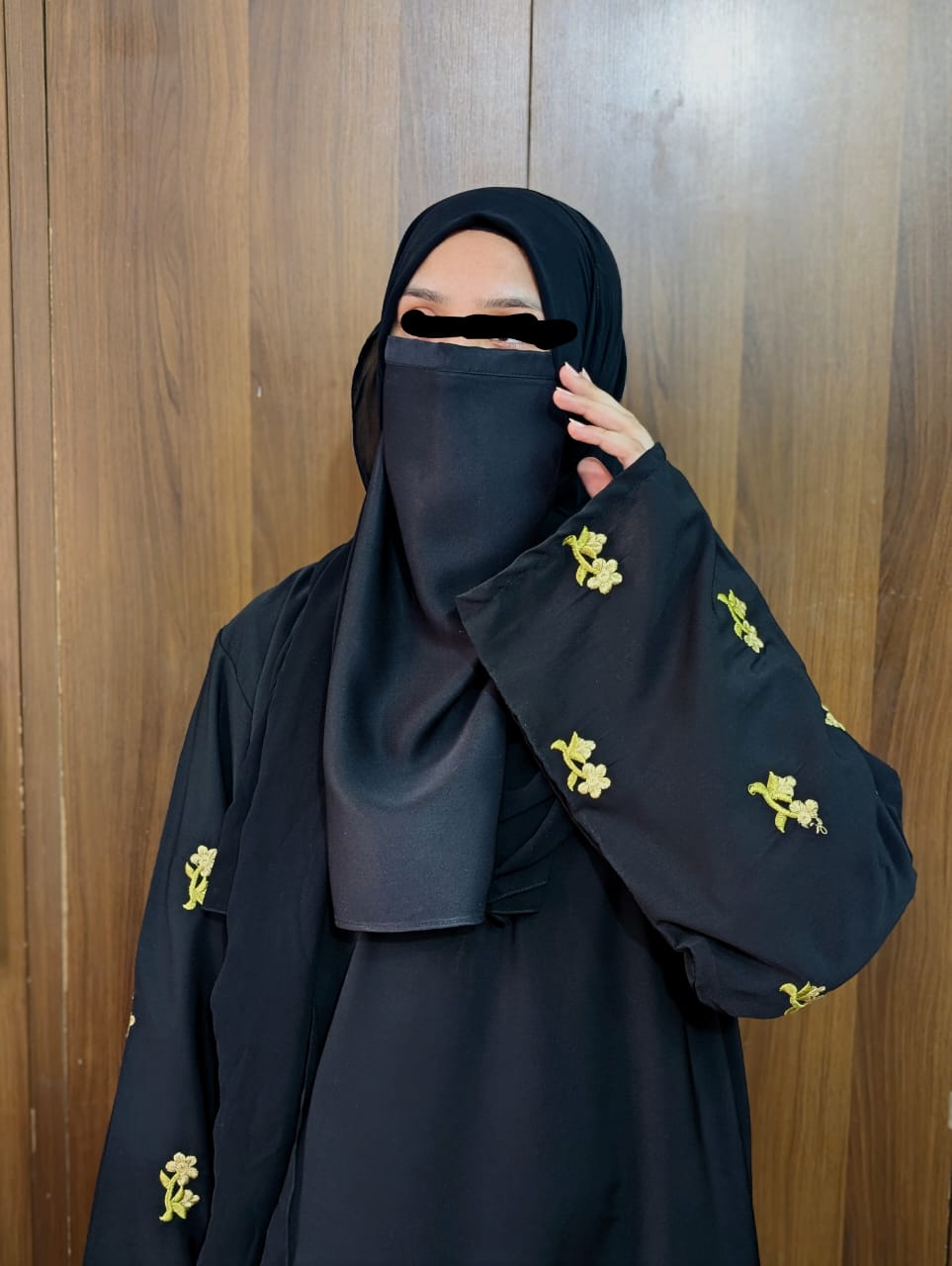 Olive Petals Abaya