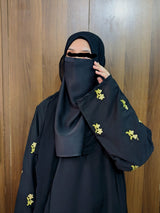 Olive Petals Abaya